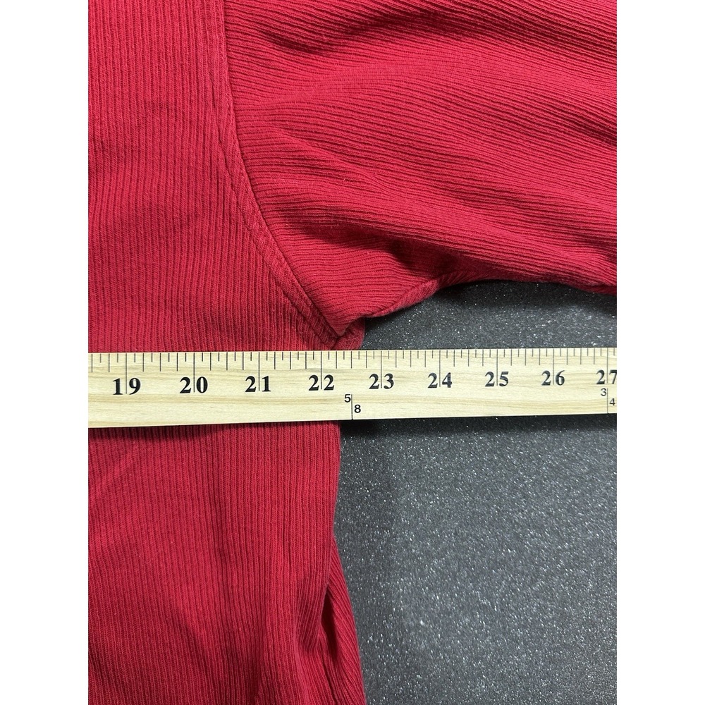 Vintage Cleveland Indians Knit Red Polo Large With Embroidered Chief Wahoo - Picture 7 of 8